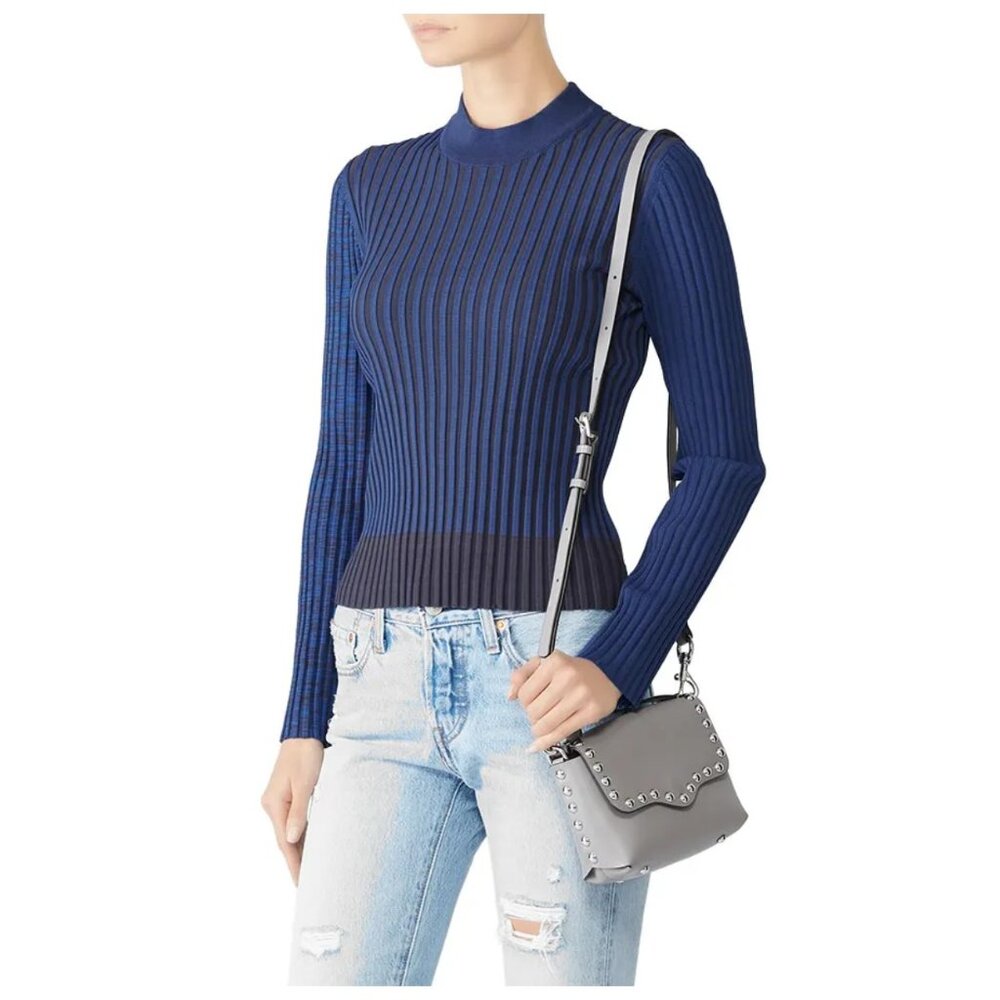 !! Dreyden Midnight Danae Ribbed Sweater sz M